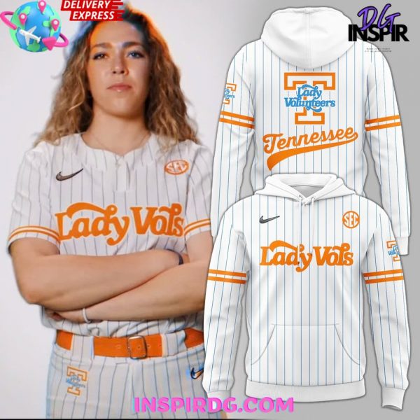 Tennessee Lady Volunteers Softball Uniform 2025 Stripe Hoodie