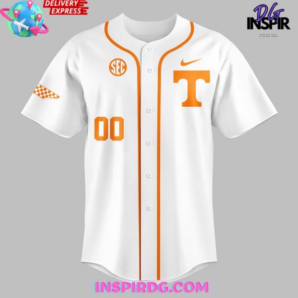 Tennessee Volunteers Home White Baseball Jersey