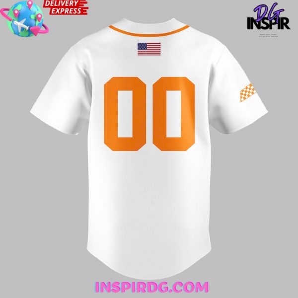 Tennessee Volunteers Home White Baseball Jersey