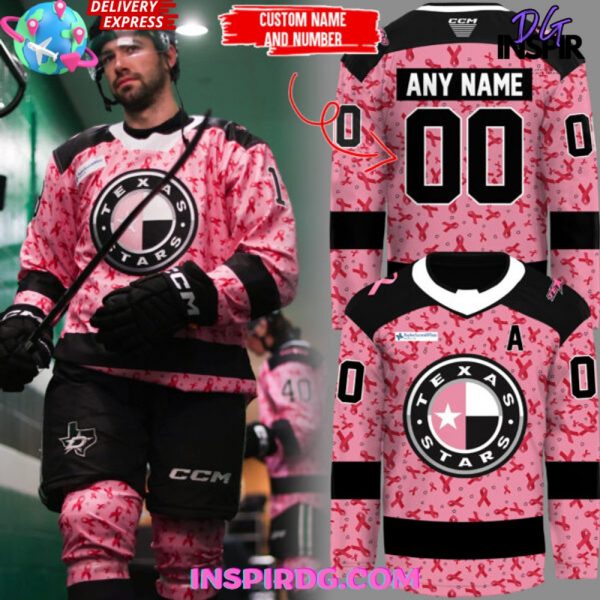 Texas Stars Pink In The Rink 2025 Jersey