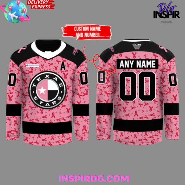 Texas Stars Pink In The Rink 2025 Jersey