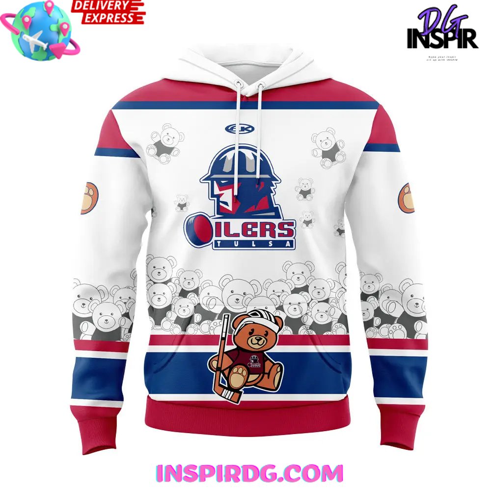 Tulsa Oilers Teddy Bear Toss Special Hoodie Tulsa Oilers Teddy Bear Toss Special Hoodie