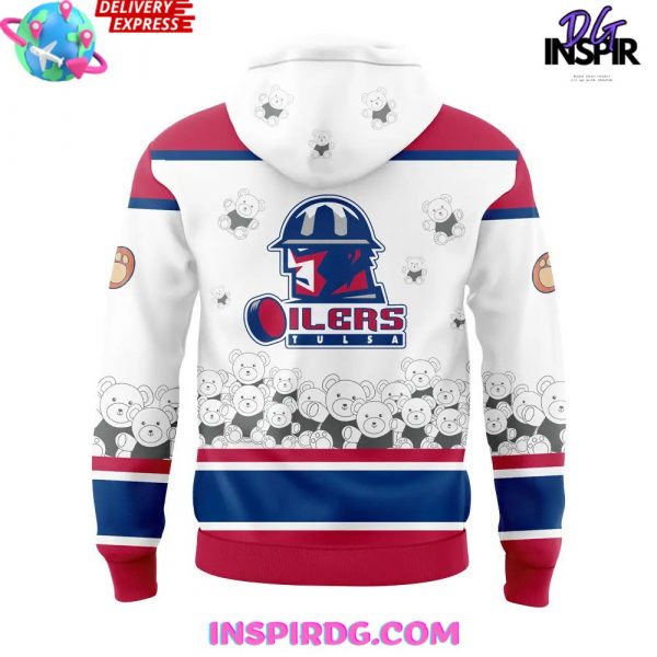 Tulsa Oilers Teddy Bear Toss Special Hoodie