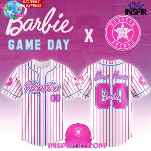 Houston Astros MLB x Barbie Night Game 2025 Baseball Jersey