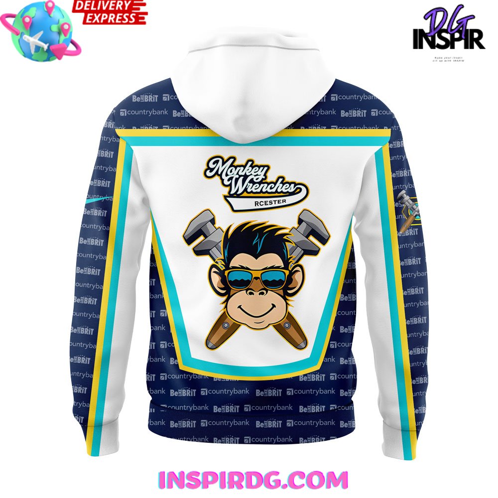 Worcester Railers Monkey Wrenches Special Hoodie Set Worcester Railers Monkey Wrenches Special Hoodie Set