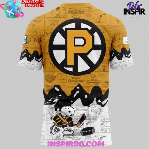 Providence Bruins Anniversary of Peanuts TShirt