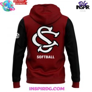 South Carolina Gamecocks Softball 2025 Red Hoodie