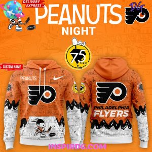 Philadelphia Flyers 75th Anniversary of Peanuts Hoodie