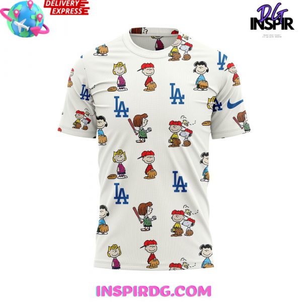 Los Angeles Dodgers Peanuts 75th Anniversary T-Shirt