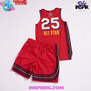 2025 NBA All Star Game Uniforms Red Jersey