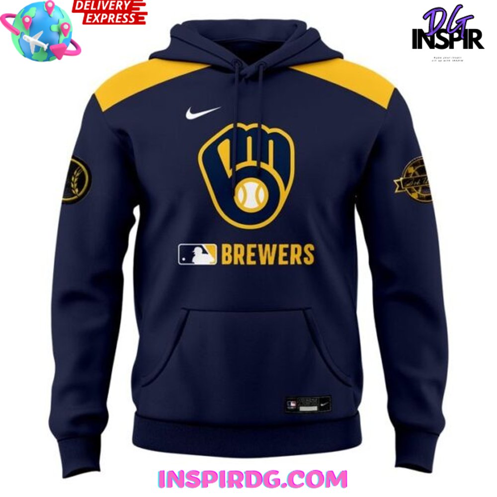 Hall of Famer Bob Uecker Milwaukee Brewers Hoodie Hall of Famer Bob Uecker Milwaukee Brewers Hoodie