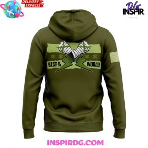 Mens Forest Green CM Punk Best In The World Hoodie