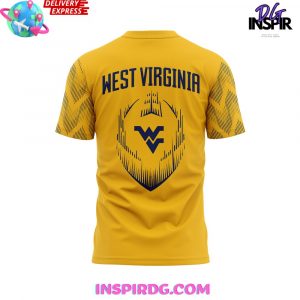 West Virginia Mens Basketball Wear Yellow TShirt
