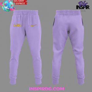 LSU Tigers Womens Basketball 2025 Purple Hoodie