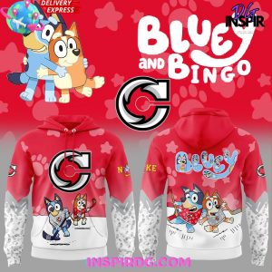 Cincinnati Cyclones Bluey and Bingo Special Hoodie