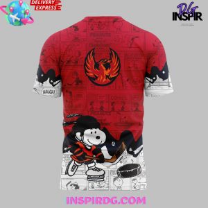 Coachella Valley Firebirds 75th Anniversary of Peanuts TShirt
