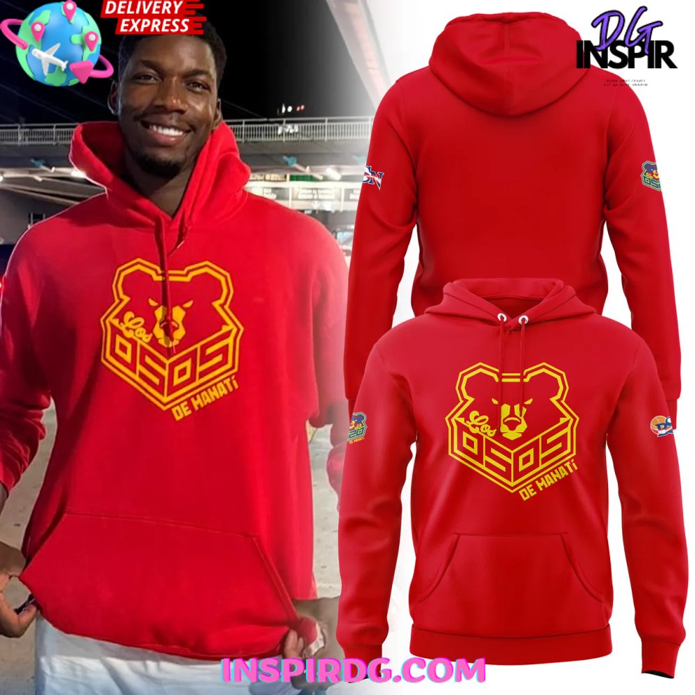 Osos de Manatí 2025 Red Hoodie Osos de Manatí 2025 Red Hoodie