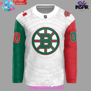 Boston Bruins Mexican Heritage Night 2025 Hockey Jersey