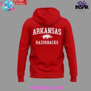 Arkansas Razorbacks Mens Basketball 2025 Red Hoodie
