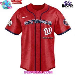 Washington Nationals x Mickey Night Game Special Baseball Jersey