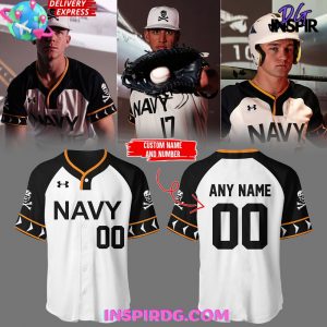 2025 Jolly Rogers Navy Midshipmen Baseball Jersey