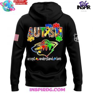 Minnesota Wild Autism Awareness 2025 Hoodie