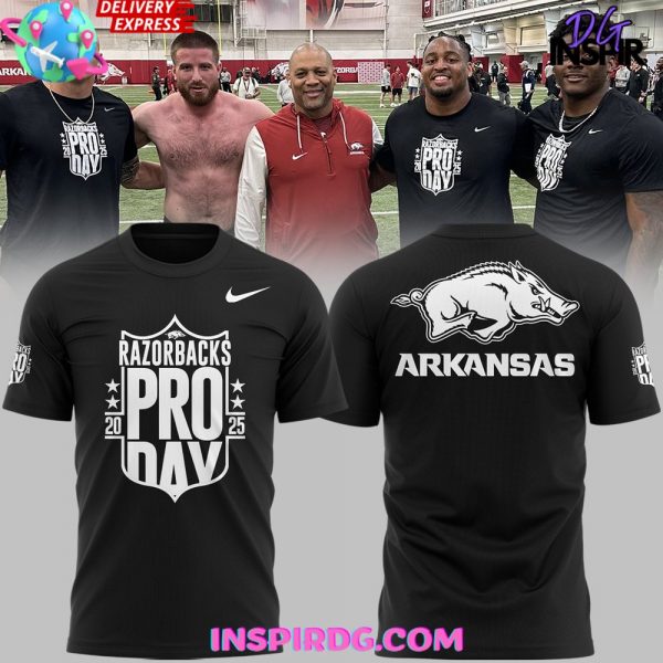 Arkansas Razorbacks Pro Day 2025 T-Shirt