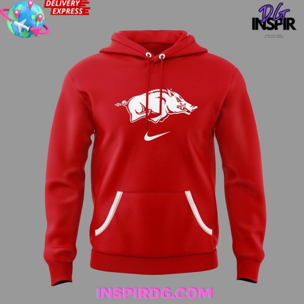 Arkansas Razorbacks Men’s Basketball 2025 Red Hoodie