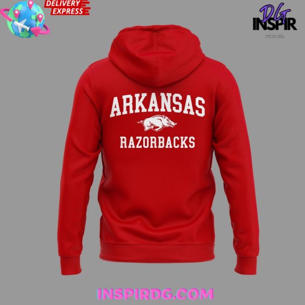 Arkansas Razorbacks Men’s Basketball 2025 Red Hoodie