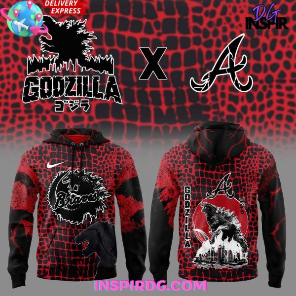 Atlanta Braves x Godzilla Special Edition Hoodie
