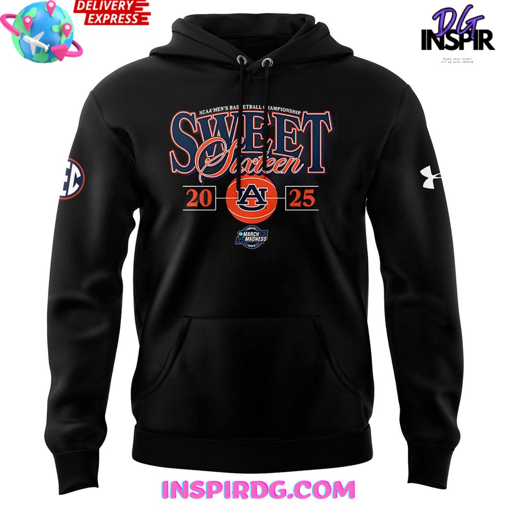 Auburn Tigers Men’s Basketball Sweet 16 Special Hoodie Auburn Tigers Men’s Basketball Sweet 16 Special Hoodie