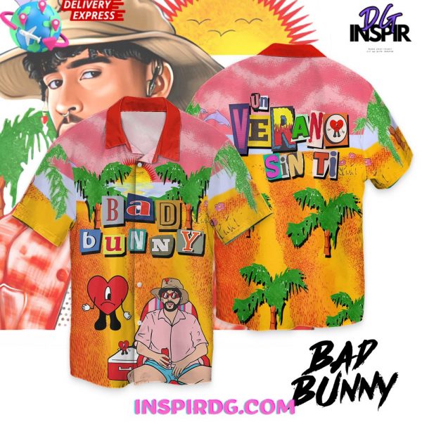 Bad Bunny “Un Verano Sin Ti” Tropical Hawaiian Shirt
