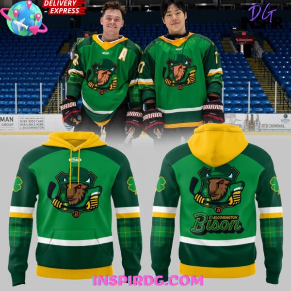 Bloomington Bison St. Patrick’s Day 2025 Hoodie