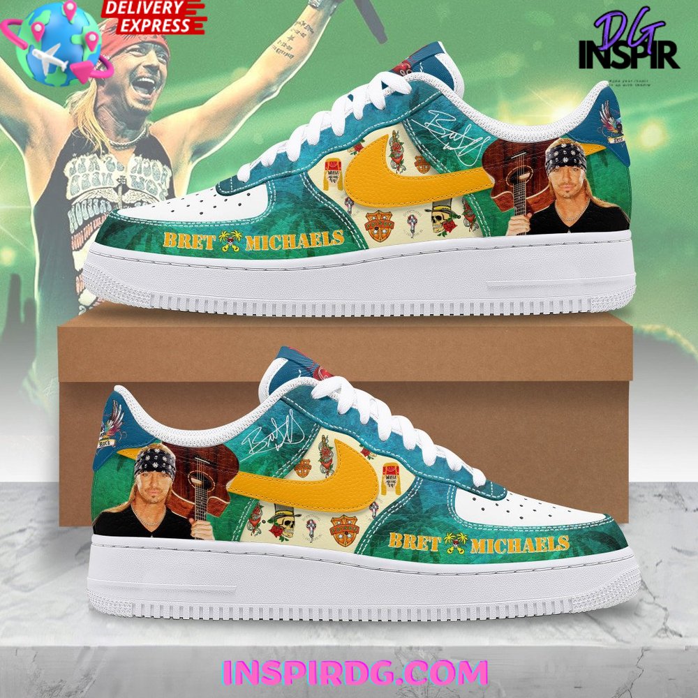 Bret Michaels Limited Edition Nike Air Force 1 Bret Michaels Limited Edition Nike Air Force 1