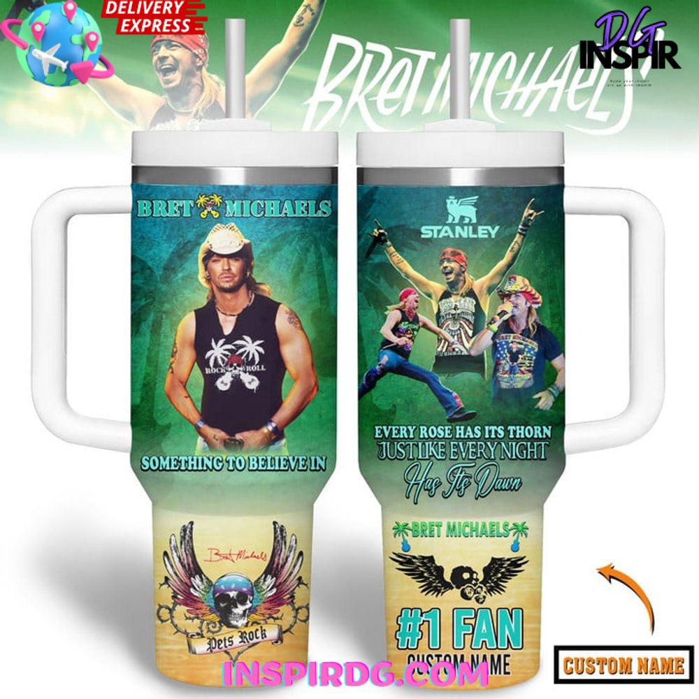 Bret Michaels Limited Edition Stanley Tumbler Cup Bret Michaels Limited Edition Stanley Tumbler Cup