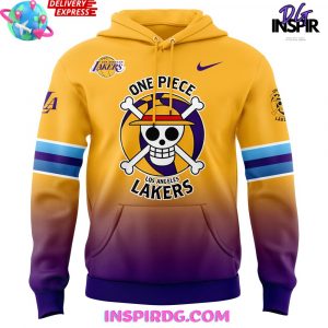 Los Angeles Lakers x One Piece Collaboration Hoodie