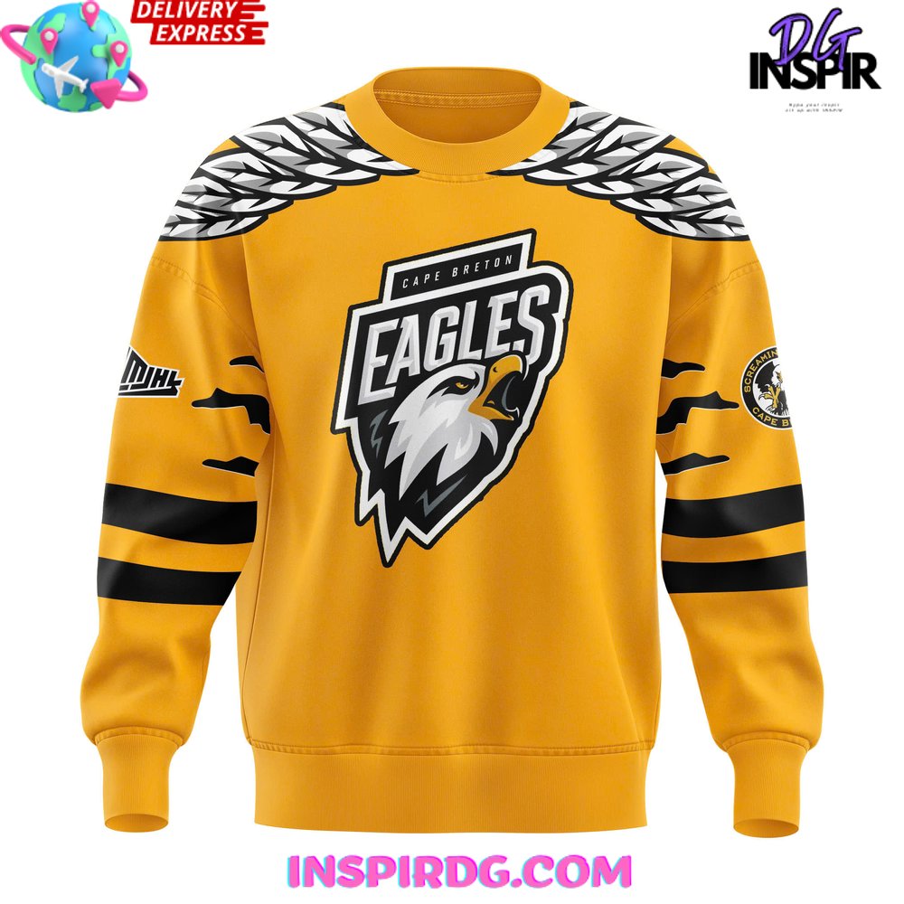 Cape Breton Eagles Screaming 2025 Sweatshirt Cape Breton Eagles Screaming 2025 Sweatshirt