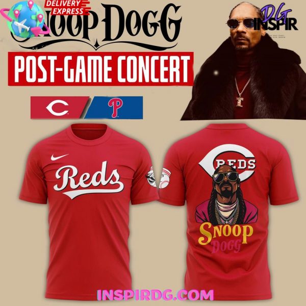 Cincinnati Reds Snoop Dogg Post-Game Concert T-Shirt