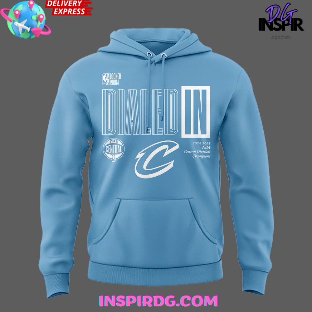 Cleveland Cavaliers 2025 Central Division Champions Blue Hoodie Cleveland Cavaliers 2025 Central Division Champions Blue Hoodie