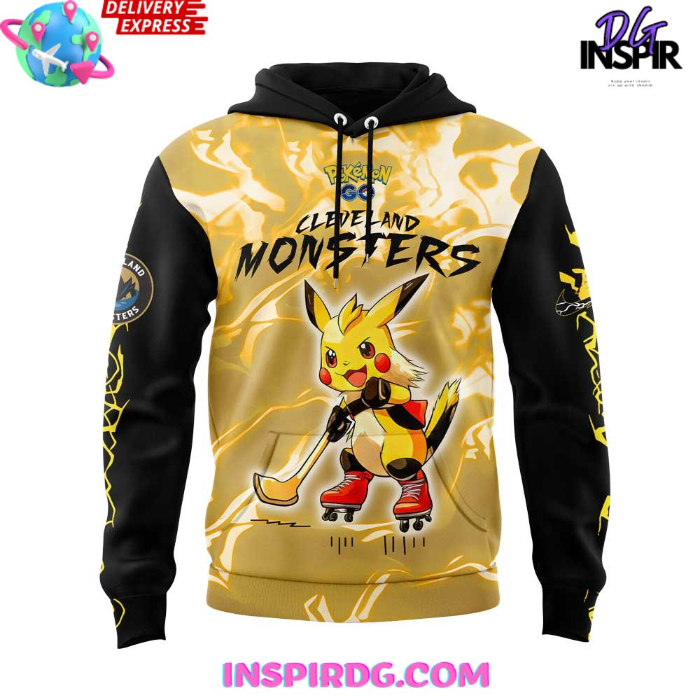 Cleveland Monsters Pokémon GO Special Hoodie Cleveland Monsters Pokémon GO Special Hoodie