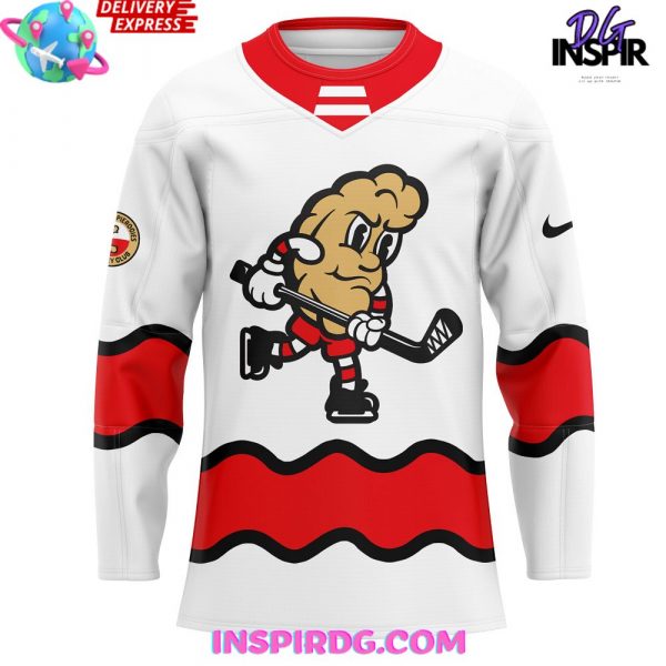 Cleveland Pierogies Hockey Club Pucks & Pierogies Weekend Hockey Jersey