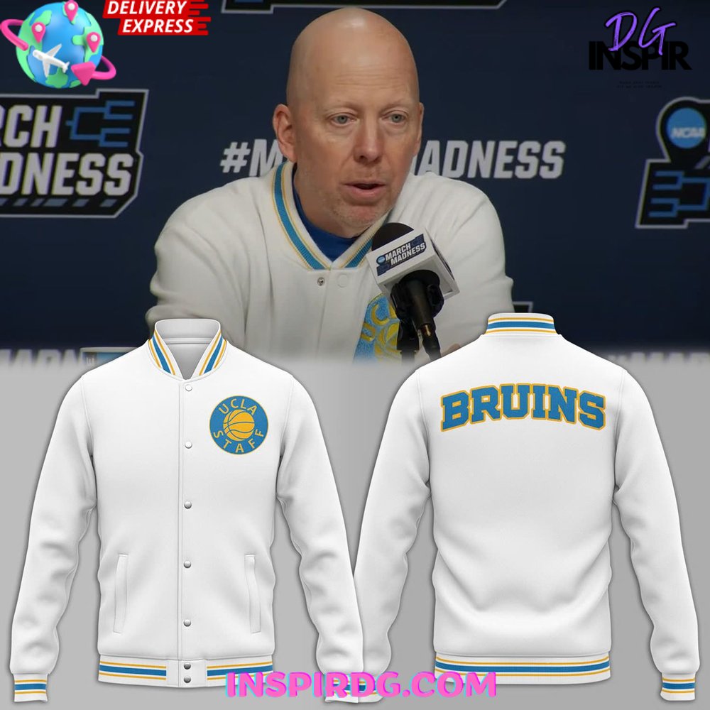 Coach Cronin UCLA Basketball 2025 Jacket Coach Cronin UCLA Basketball 2025 Jacket