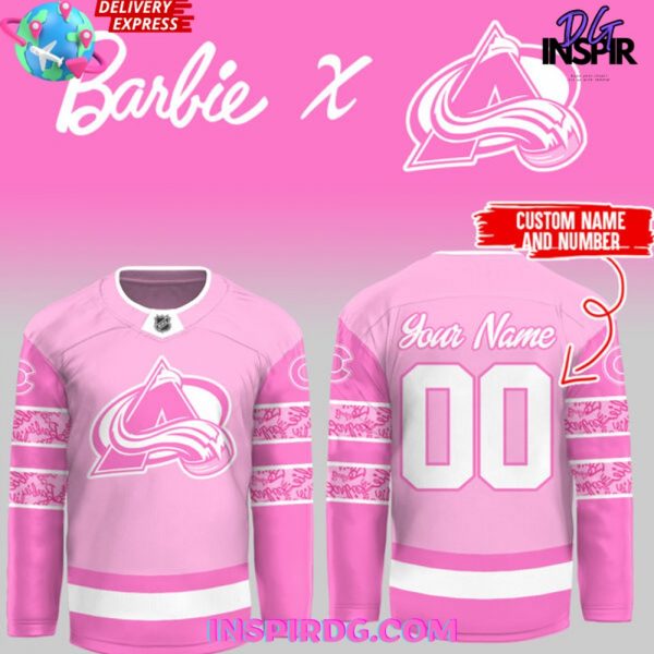 Colorado Avalanche Barbie Night 2025 Hockey Jersey