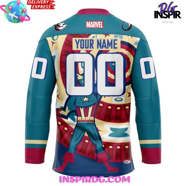 Colorado Mammoth Marvel Super Hero Night 2025 Hockey Jersey
