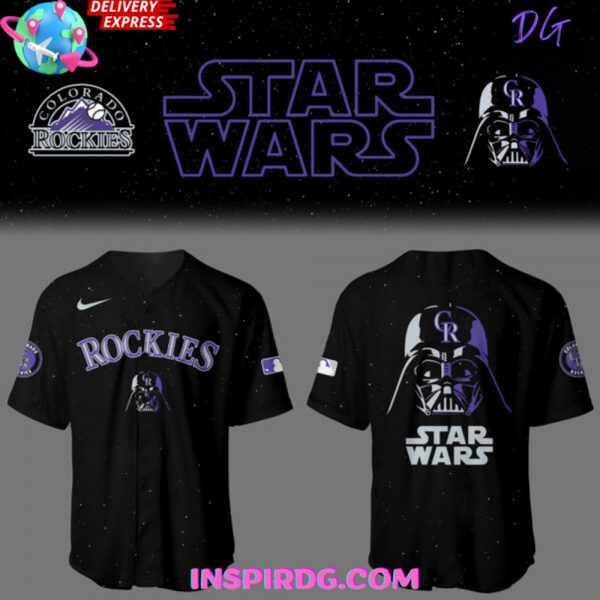 Colorado Rockies x Star Wars Night Special Baseball Jersey