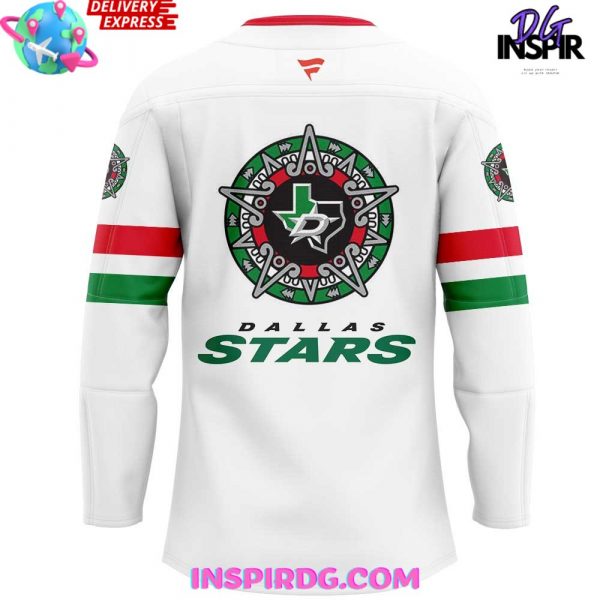 Dallas Stars Noche Mexicana Special White Hockey Jersey