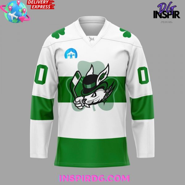 Danbury Hat Tricks St. Patrick’s Day 2025 Hockey Jersey