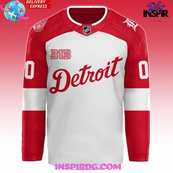 Detroit Red Wings Tiger Night 2025 Hockey Jersey
