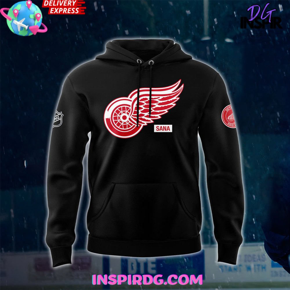 Detroit Red Wings x Sana Night 2025 Hoodie Detroit Red Wings x Sana Night 2025 Hoodie