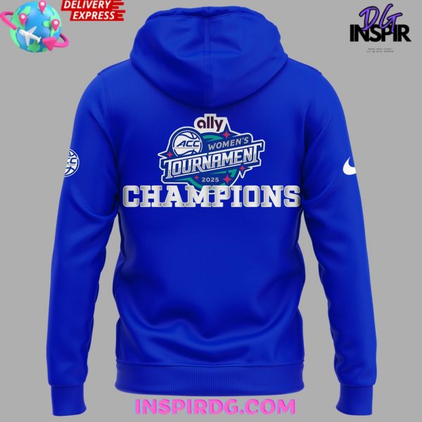 Duke Blue Devils 2025 ACC Women’s Basketball Champions Hoodie